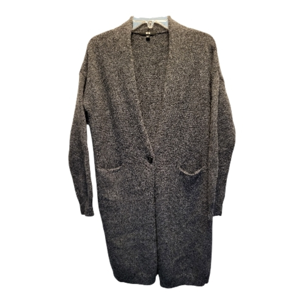 Uniqlo Heather Gray Women's One Button Wool Cardigan - Size XS